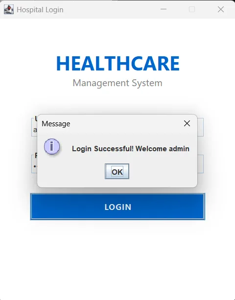 Healthcare Management Dashboard